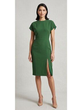 Women's - Alexia Admor Illy Green Dolman Sleeve Dress, Size Medium